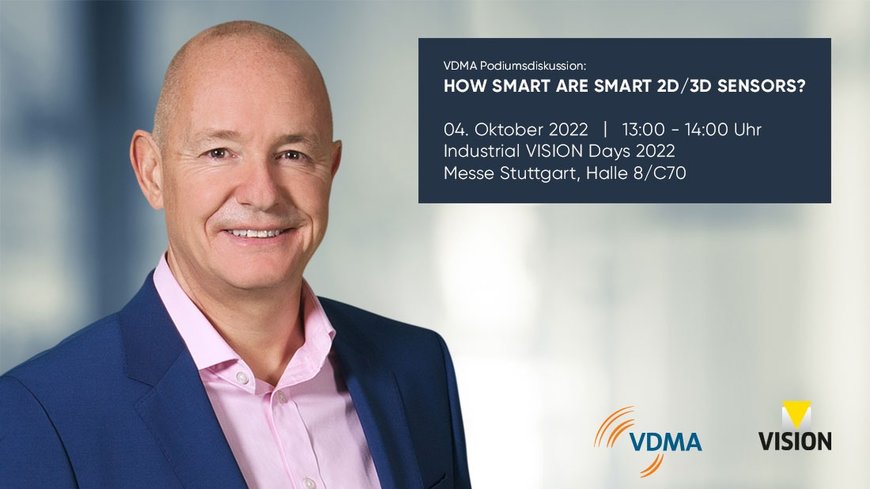 Stemmer Imaging: Our vision expert Mark Williamson engages in VDMA panel discussion about smart 2d/3d sensors 